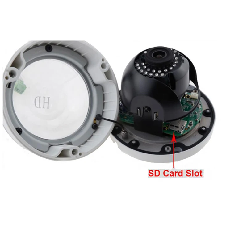 Оригинальная английская версия DS-2CD2142FWD-IS 4MP Камера POE IP видеонаблюдения Мини V5.3.3