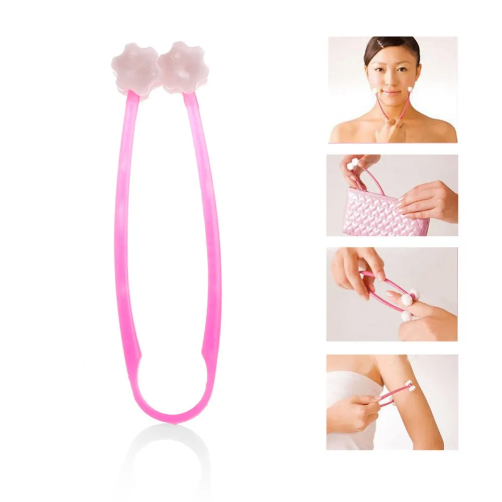 Мини ролик для лица тонкий массажный массажер похудения красоты уход за лицом