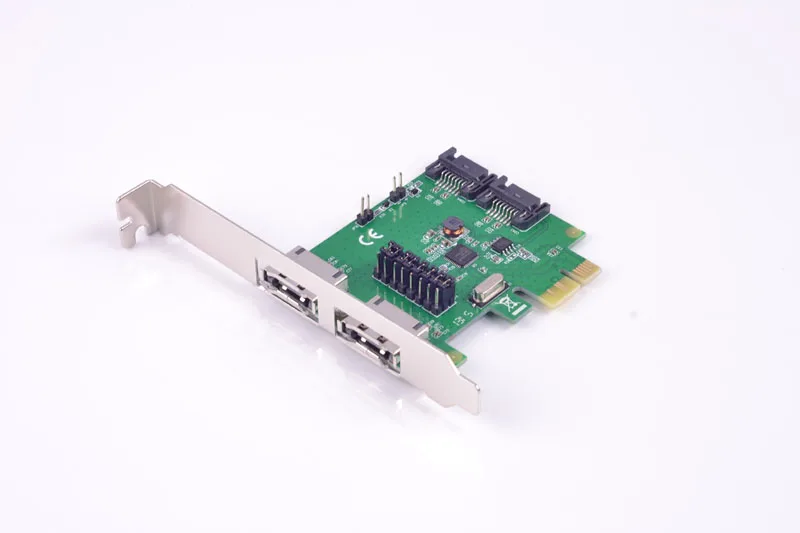 Бесплатная Доставка PCI-Express до 2 Порт Внутренний SATA3.0 Карты Расширения с Внешний