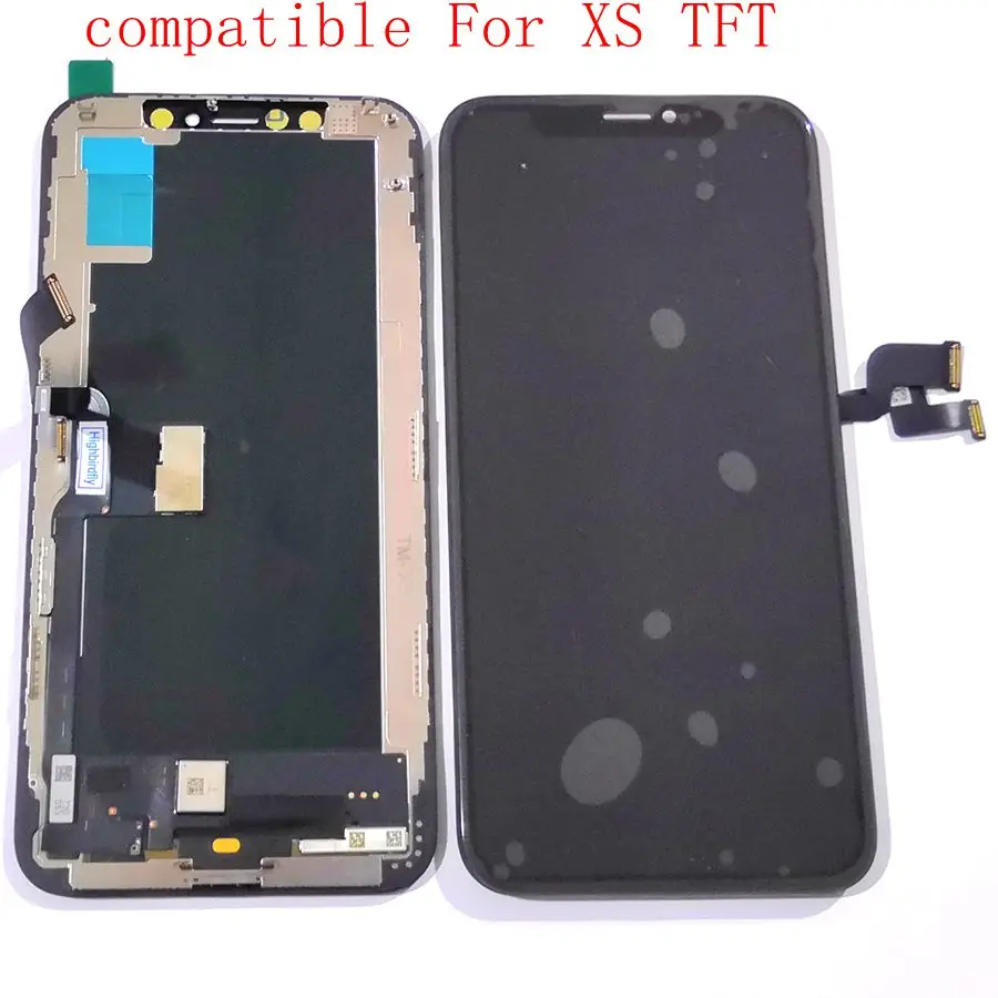 Oled и TFT для Iphone XS ЖК экран дисплей с сенсорным экраном дигитайзер стекло вместе