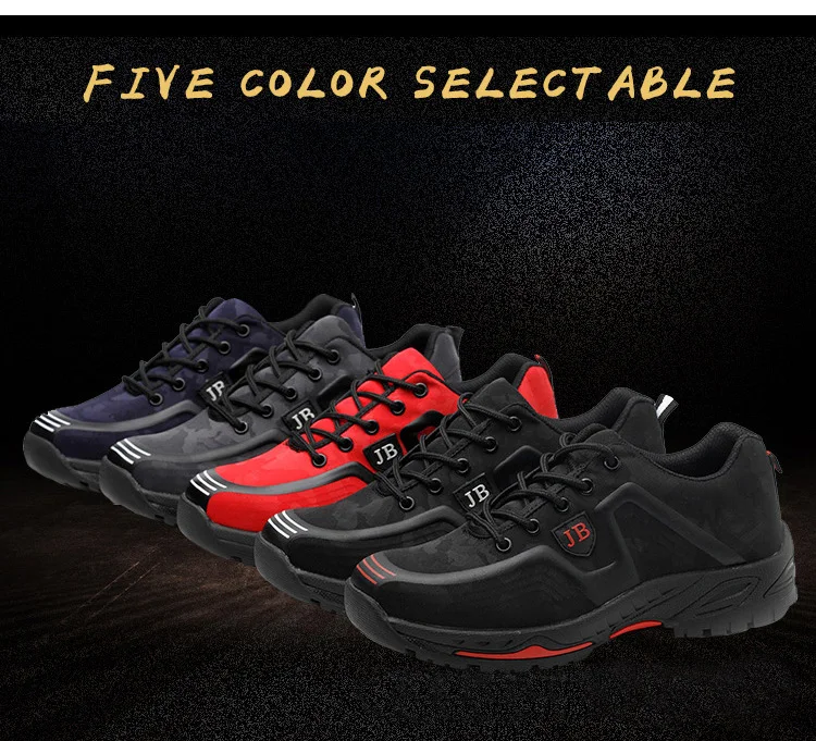 Work Safety Shoes Steel Toe Work Boot men shoes Anti-puncture Safety Boot indestructible shoes Slip-on male shoes adult Sneaker