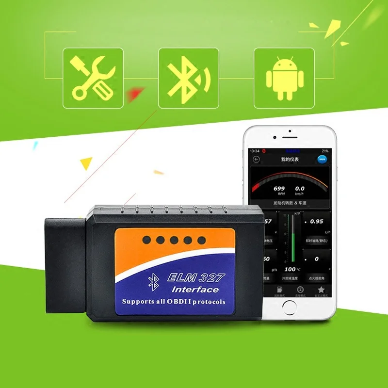 VicTsing беспроводной диагностический инструмент OBDii OBD2 ELM327 считыватель кодов