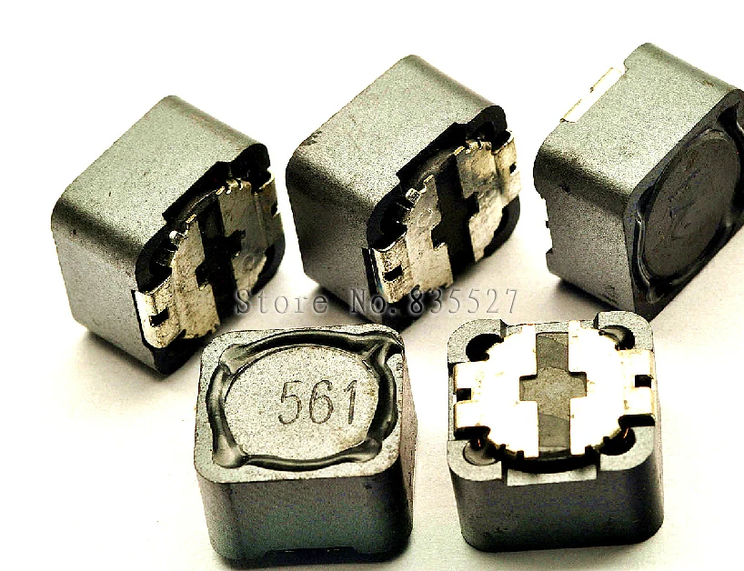 

50 шт./лот экранированный индуктор 12*12*7 560UH SMD Силовые индукторы печать 561 CD127