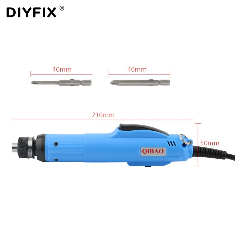 DIYFIX Мини Электрическая отвертка прямые человеческие волосы для наращивания