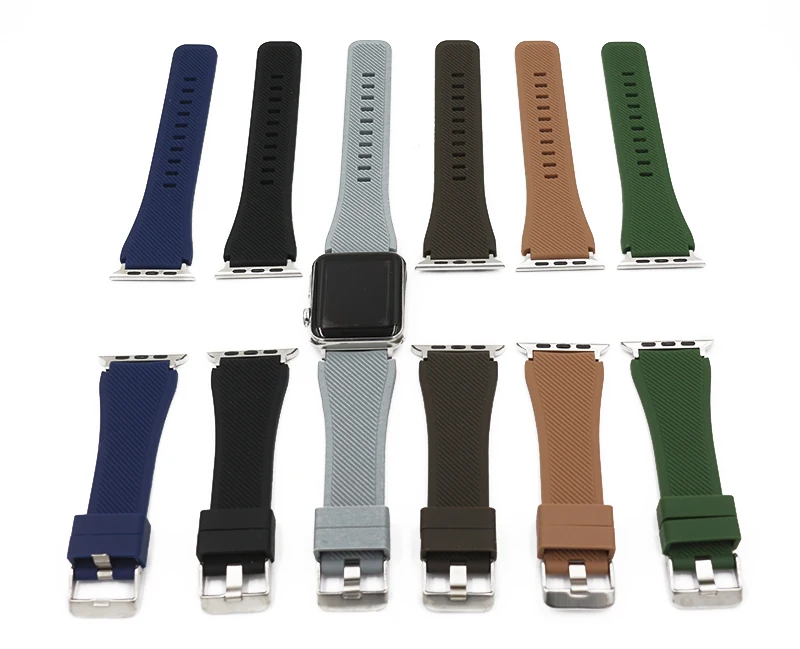 URVOI спортивный ремешок для apple watch серии 4 3 2 1 силиконовый ремень iWatch мягкая Замена