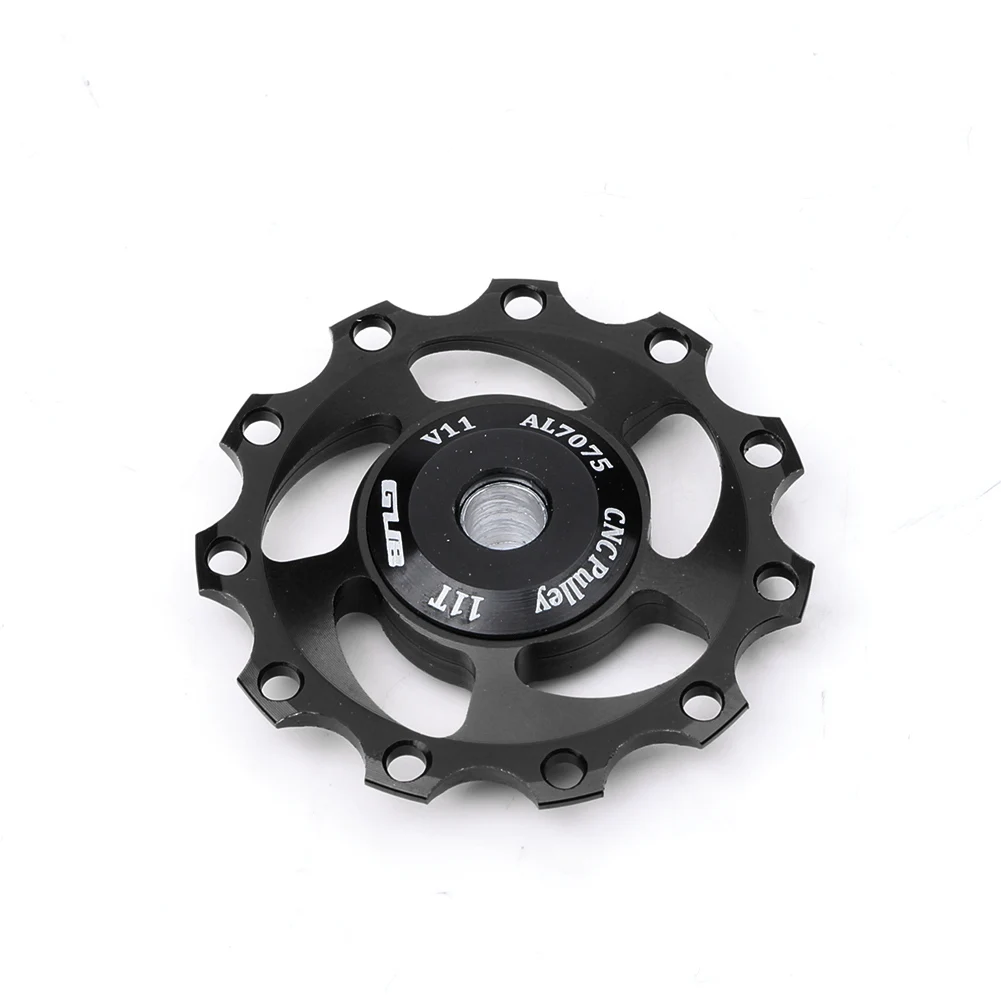 11T BLACK GUB 11, 12, 13, 14 лет MTB велосипед задний переключатель опорное колесо 9/10/11 Скорость шкив AL7075 CNC дорожный велосипед направляющий ролик, 4 мм, 5 мм, 6 мм - Цвет: 11T BLACK