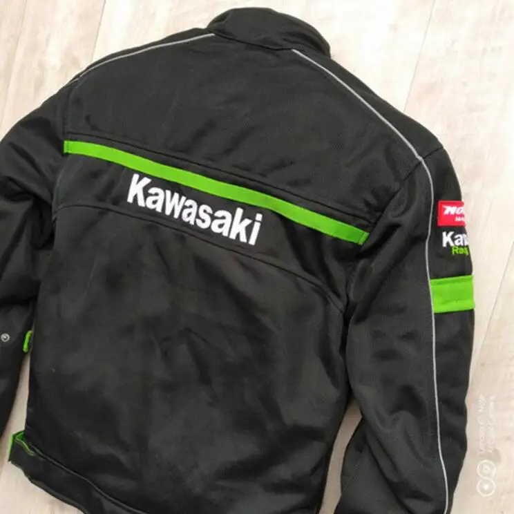 Новый летний велосипедный костюм Kawasaki из дышащей сетки с двойной независимой
