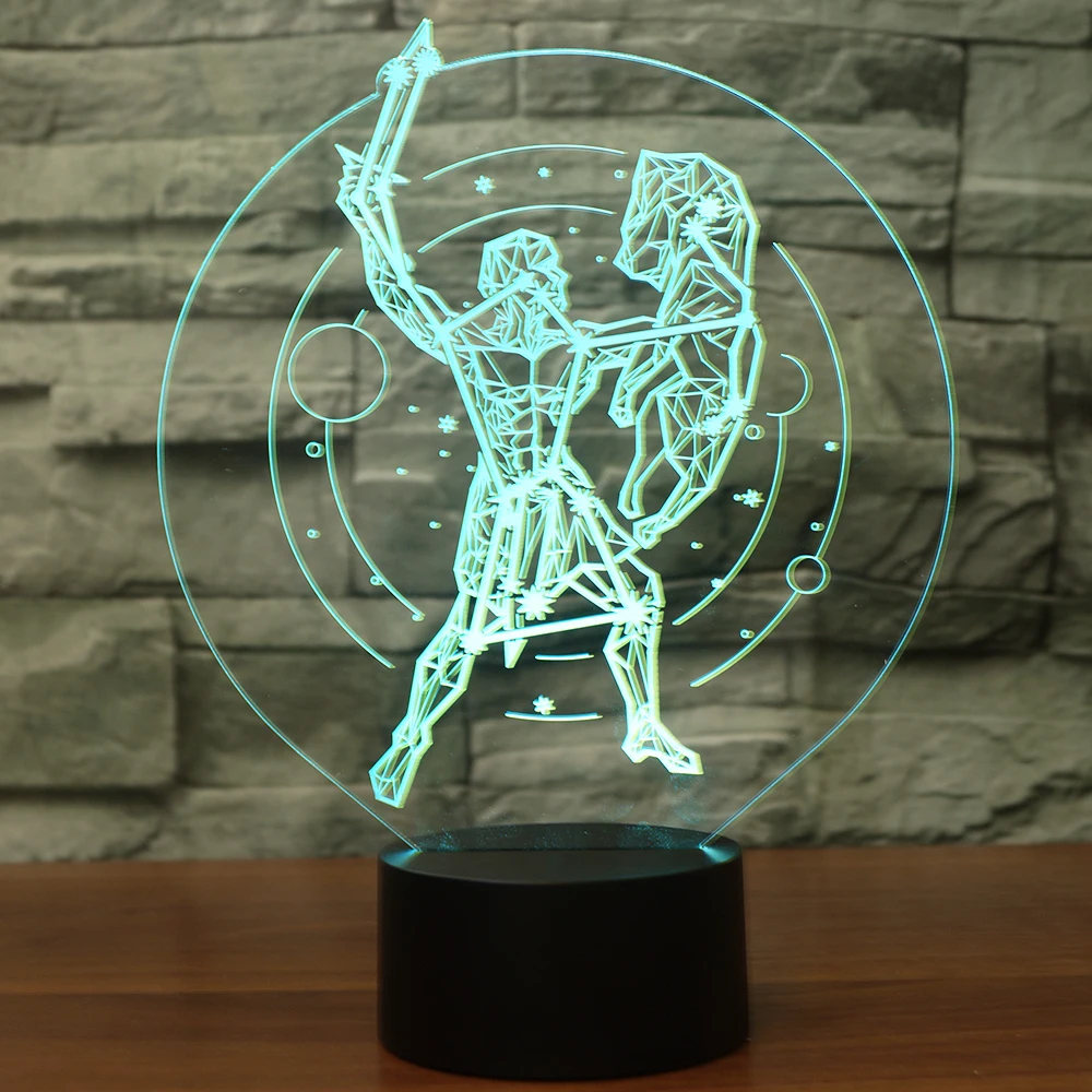3D USB визуальный индикатор красочные Orion ночные огни звездное небо настольная