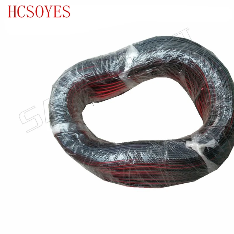 100 м 2-контактный светодиодный разъем Удлинительный провод для 5050 3528 красный