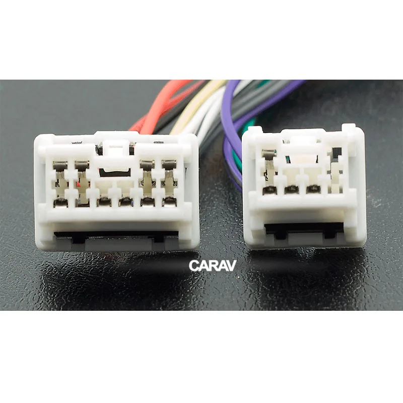 Радиоадаптер CARAV 12-120 ISO для NISSAN 2003 + (выбранные модели) жгут проводов соединитель