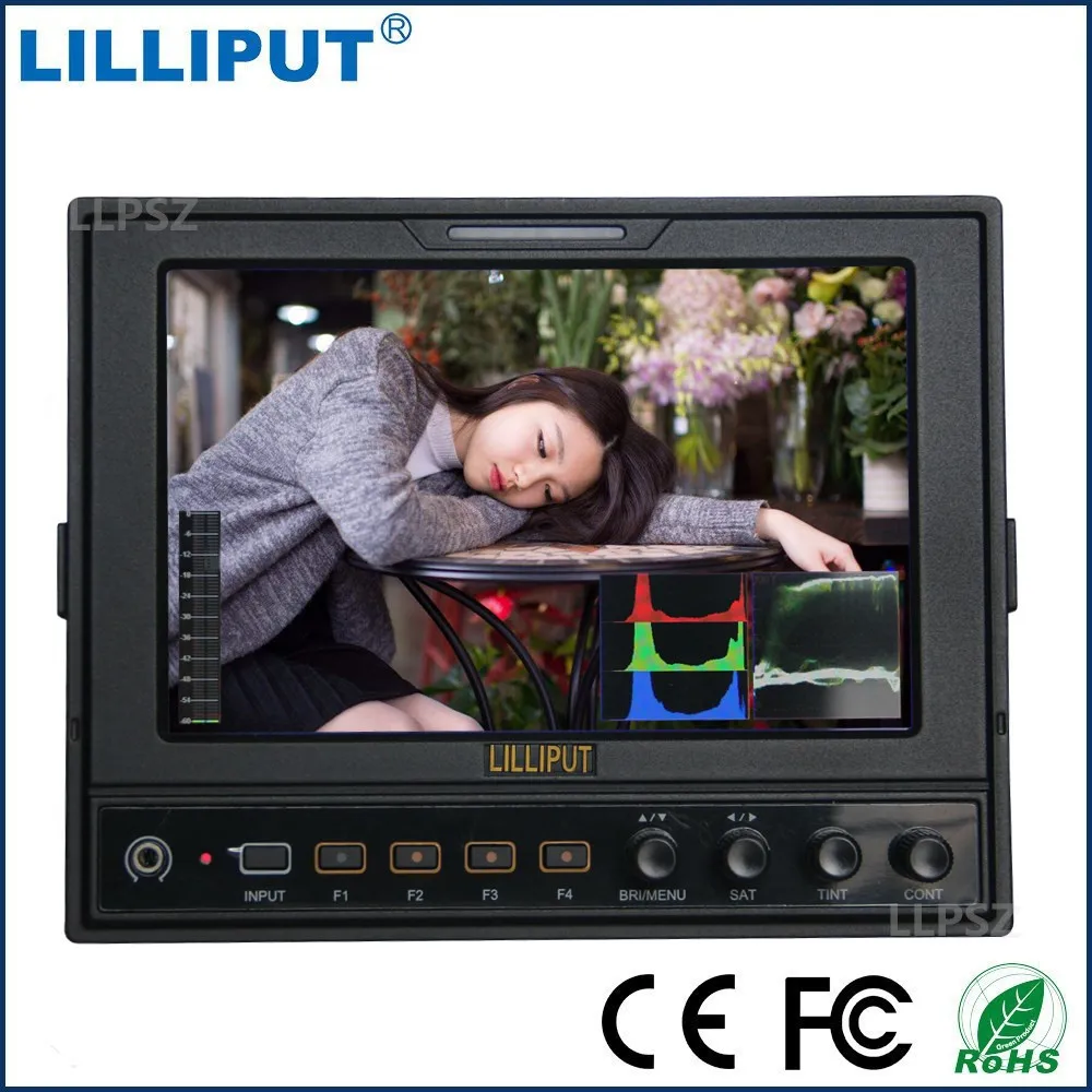 

Lilliput 662/S 3G SDI HDMI Conversion 7" IPS LED Monitor 1280*800 HD Camera Field Monitor Battery Plate Sun Cover Shoe Mount