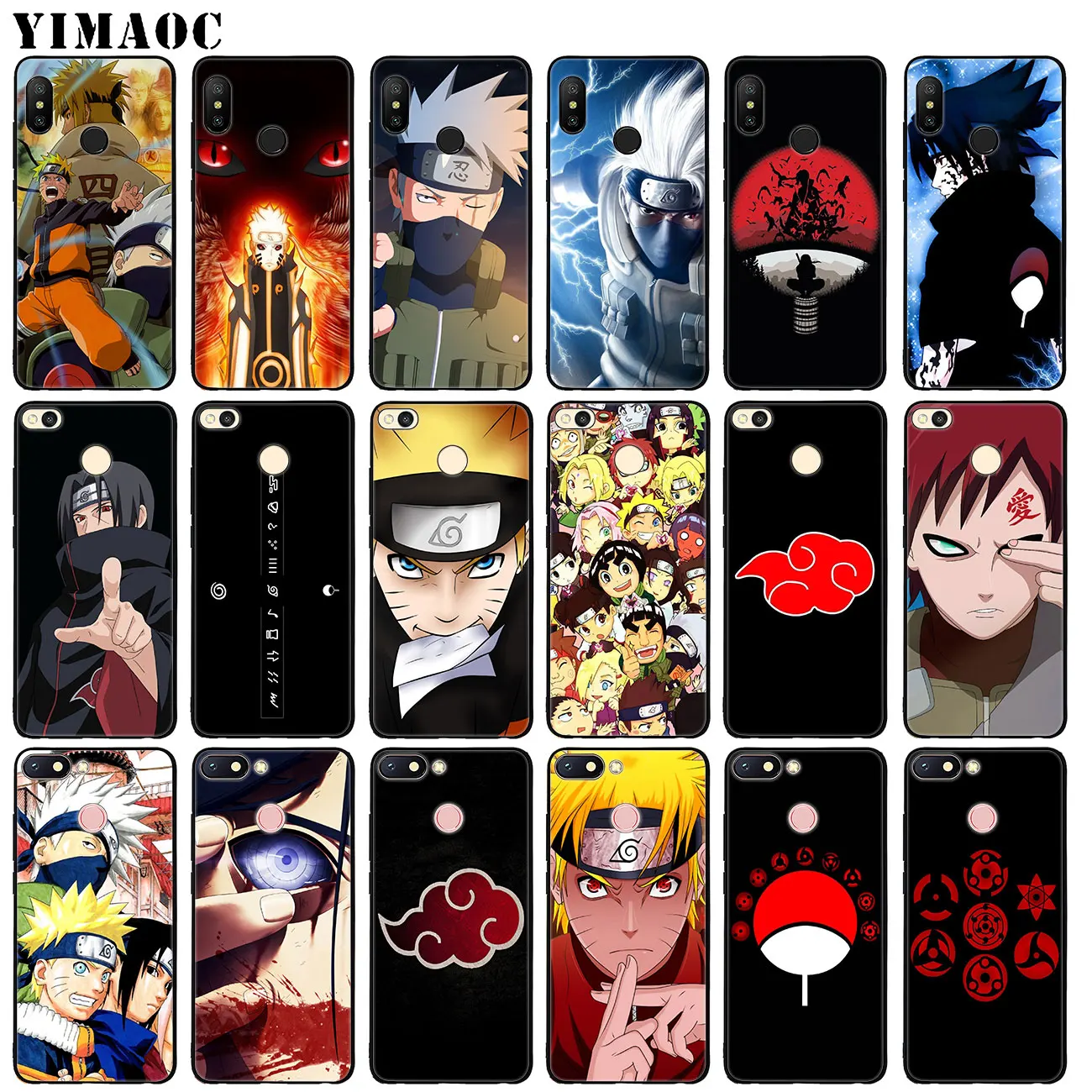 YIMAOC Naruto Kakashi Sasuke Мягкий силиконовый чехол для телефона Xiaomi MI 10 9 9T CC9 CC9E A3 Pro 8 SE A2 Lite A1