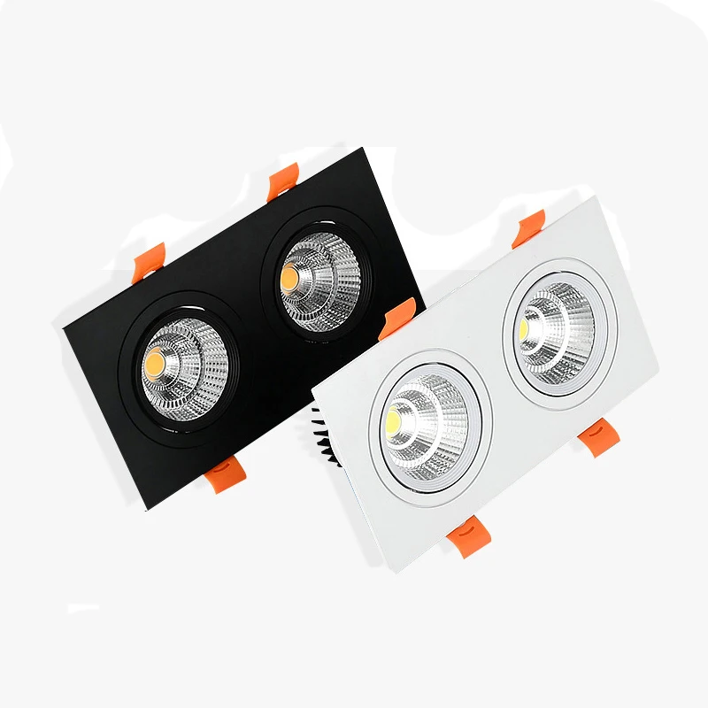 

Double Dimmable LED Recessed Downlight Light Angle 24