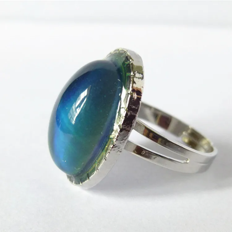 Кольцо регулируемое для мужчин и женщин цвет меняется настроение температура