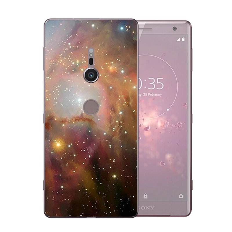 5 7 дюймов для sony Xperia XZ2 мягкий чехол телефона TPU H8216 H8266 H8296 вулканический узор XZ 2