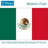 90150cm6090cm4060cm1521cm 3x5 feet polyester mexico flag mexican country indoor outdoor banner pennant home decoration