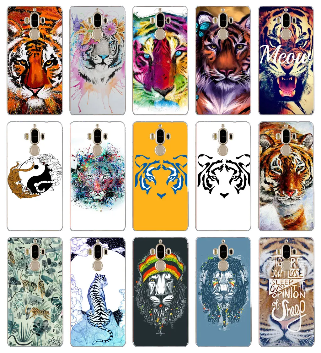 DREAMFOX L402 Tiger Soft TPU Silicone Case Cover For Huawei Honor 6A 6C 6X 7C 7X 8 Lite Pro |