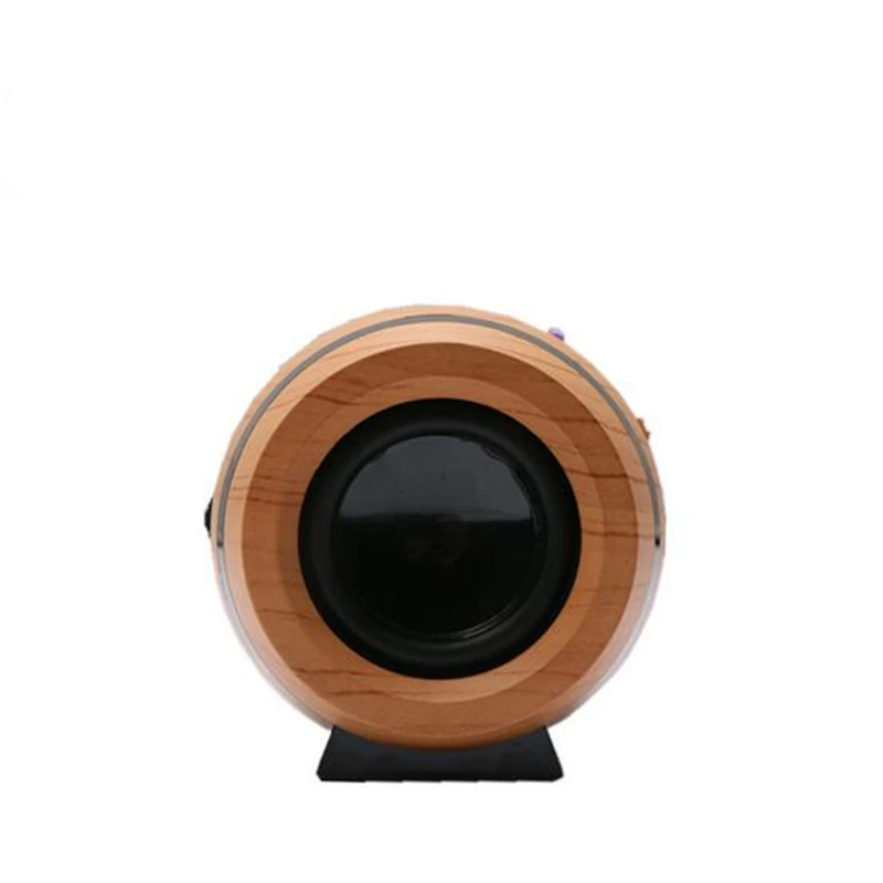 Мини Портативный беспроводной барабан Bluetooth динамик Маленький Ретро деревянный