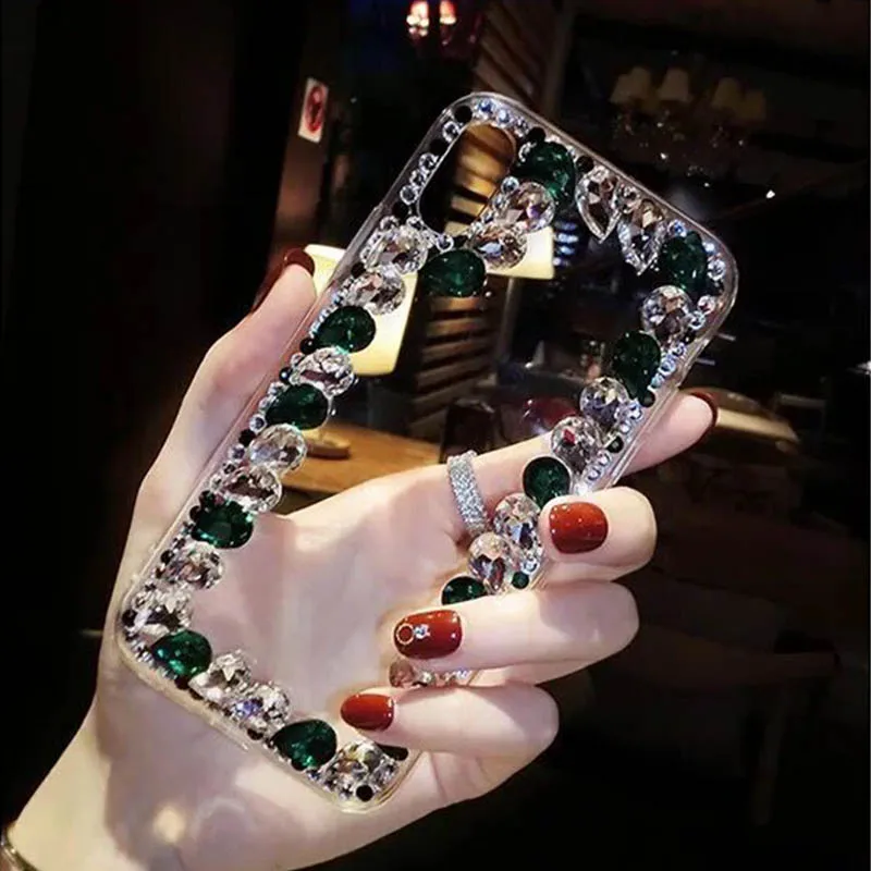 Роскошные ювелирное блеск чехол для телефона SAMSUNG Galaxy S8 плюс S9 PLUS Мода Стильный |