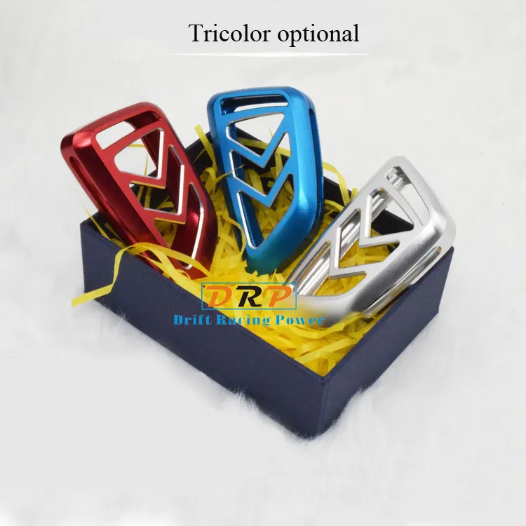 

Red Blue Silver Aluminum Alloy Casting Water Casting Car Key Cover for BMW X5 X6