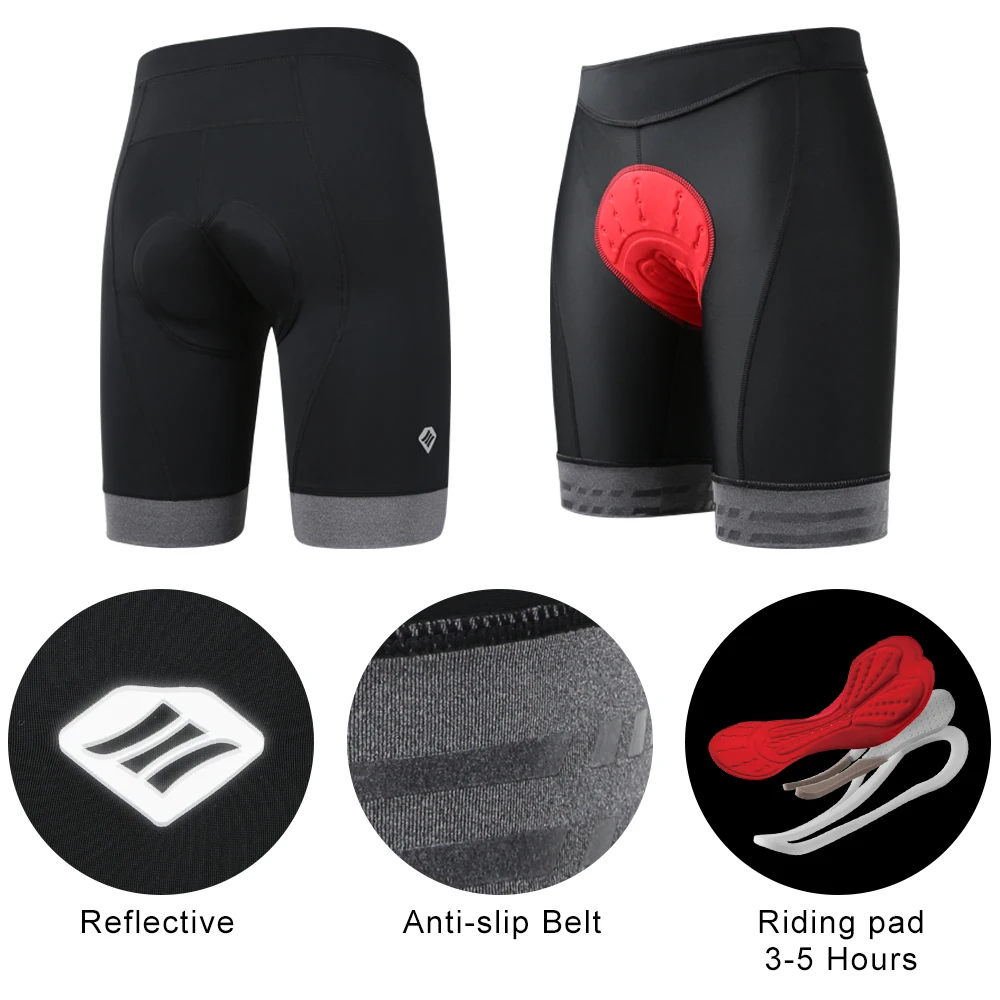Santic велосипедные шорты с подкладкой мужские Coolmax 4D шорты с подкладкой противоударные MTB дорожный велосипед Pro шорты Светоотражающие ciclismo KS6009M