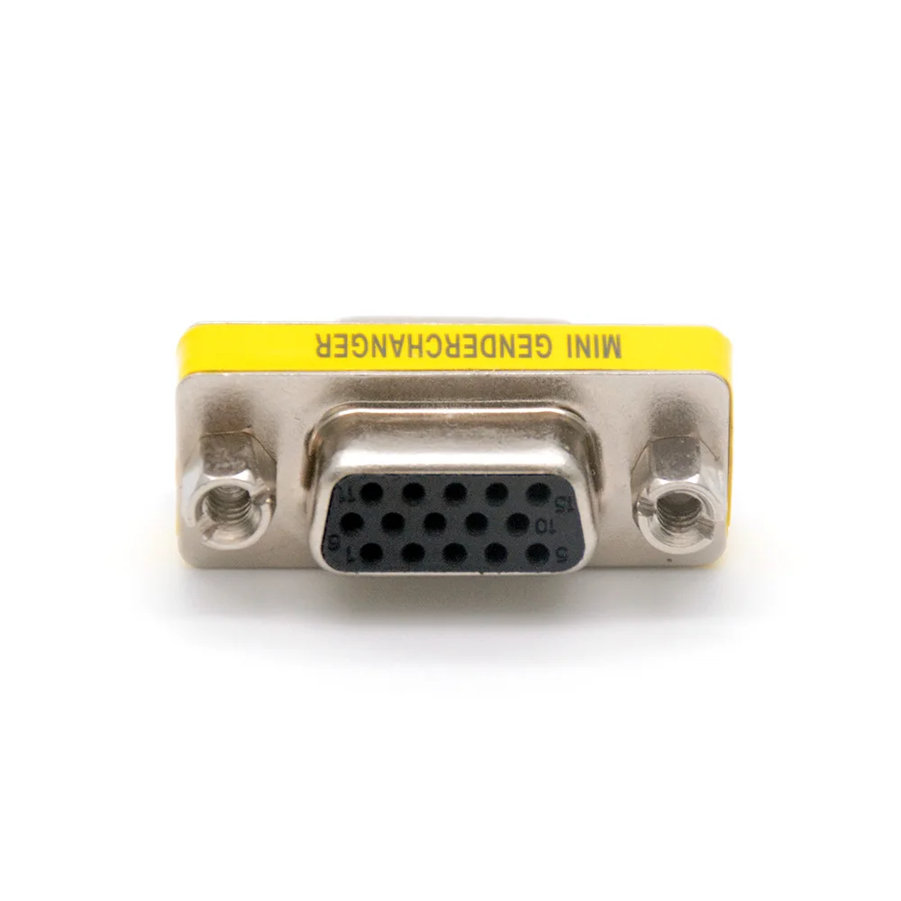 2 шт./лот DB15 15 Pin VGA Женский к женскому для совместного последовательного порта
