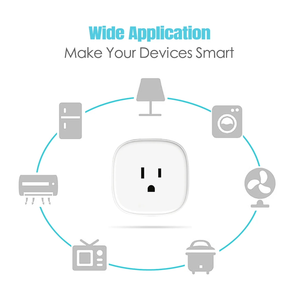 Meross MSS210 US WiFi Smart Plug APP дистанционное управление переключатель поддержка Alexa и Google