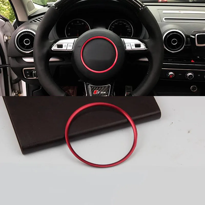 Обшивка центрального кольца рулевого колеса из алюминиевого сплава для Audi A3 15 17 и