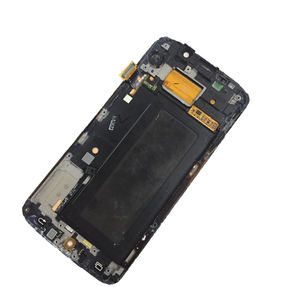 Супер Amoled для Samsung Galaxy S6 Edge G925 G925F G925A ЖК дисплей с рамкой сенсорный экран