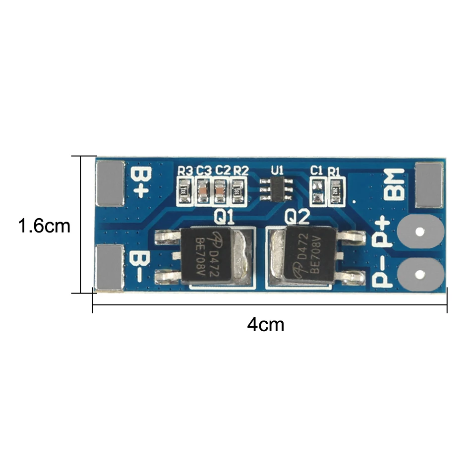 Защитная плата aolin BMS 2S 8A Li Ion 7 4 В 8 в 18650 PCM 15A для литий ионных батарей|Аксессуары