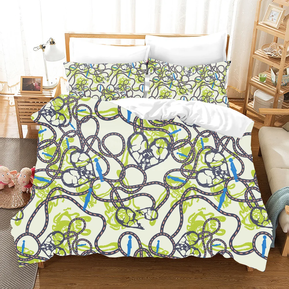 3D индивидуальный Комплект постельного белья пододеяльники уличные наволочки с