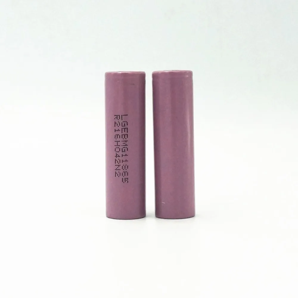 2 шт. 3 7 V 18650 2900mah 10A оригинал для LG INR18650MG1 MG1 Chem 6 IMR батарея игрушек электронная
