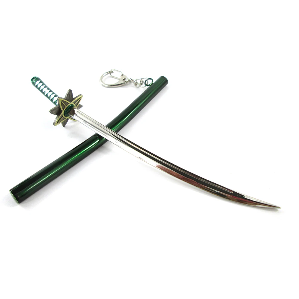 Hitsugaya Toushirou Bsarai Bleach Ichimaru Gin Ulquiorra cifer цельный Roronoa Зоро shuusui Ghost 16 см/6.3in Косплей Меч Модель брелок кольцо - Цвет: Hitsugaya Toushirou