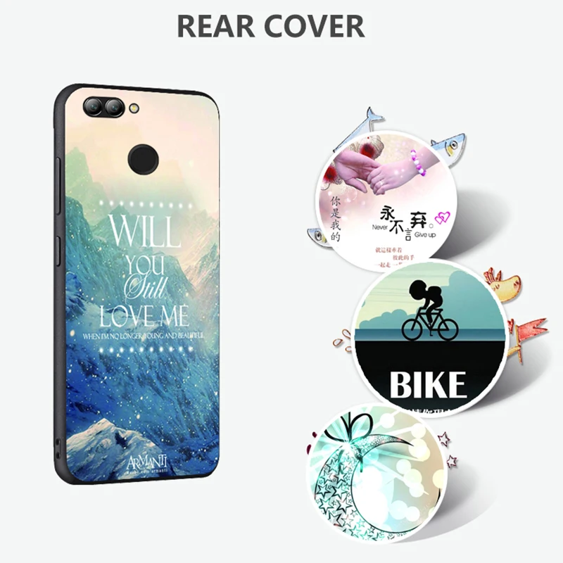 Huawei nova 2 plus Case Original Cover for Bag Skin Wolf Fish Skull nova2 Fundas 100% |