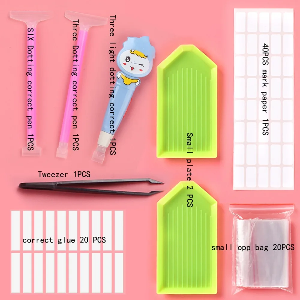 Алмазные инструменты DIY наборы инструментов Клей ручка пластина коробка для