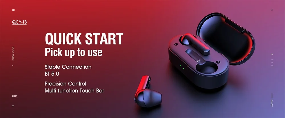 Новинка, Xiaomi Mijia T3 TWS, сенсорное управление, беспроводные наушники с двойным микрофоном, Bluetooth V5.0, спортивные наушники, 3D стерео гарнитура