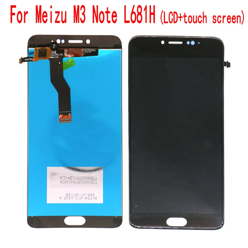 Высококачественный ЖК дисплей для Meizu M3 Note L681H дигитайзер сенсорного экрана
