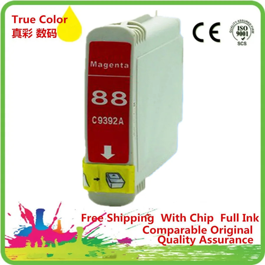 Замена чернильных картриджей для принтера 88 XL 88XL HP88XL HP88 Officejet Pro K550 K550dtwn K5400dn K8600 L7580