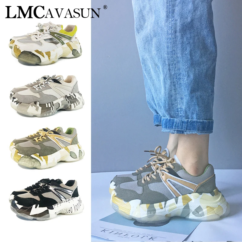 LMCAVASUN/женские кроссовки; дышащая Спортивная повседневная обувь; женские кроссовки на платформе с окантовкой; прогулочные теннисные женские кроссовки