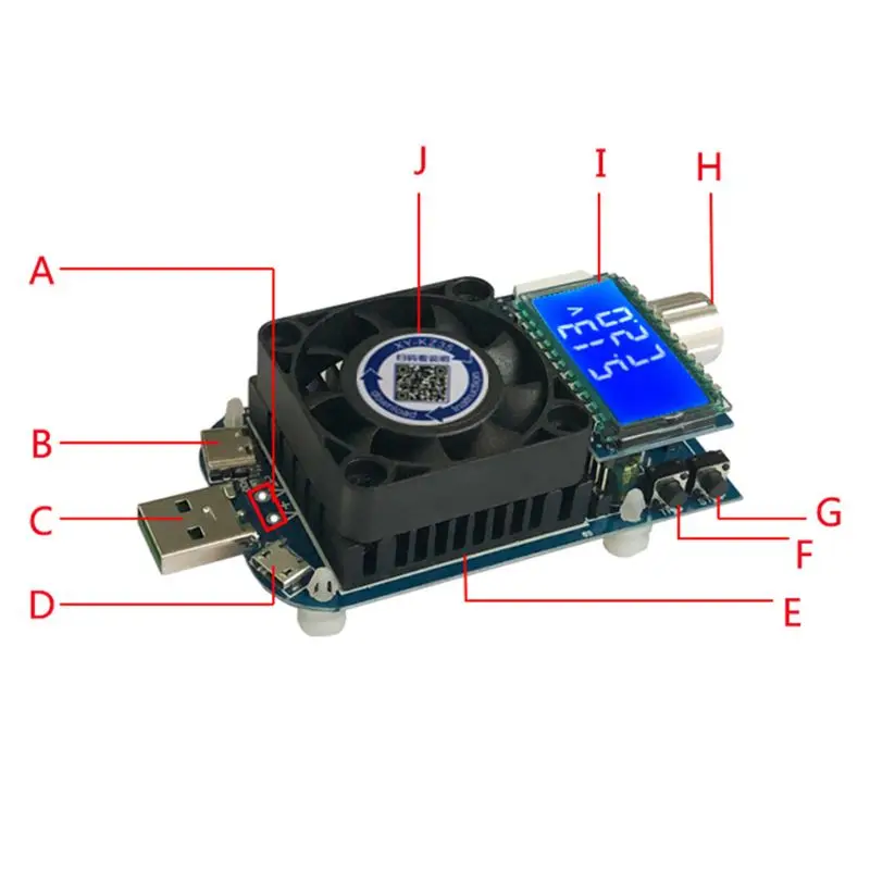 Умный электронный триггер KZ35 тестер быстрой зарядки USB для QC2.0/QC3.0/AFC/FCP |