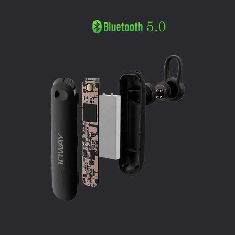 Беспроводные наушники JOWAY Bluetooth гарнитура с ушным крючком и микрофоном|Наушники