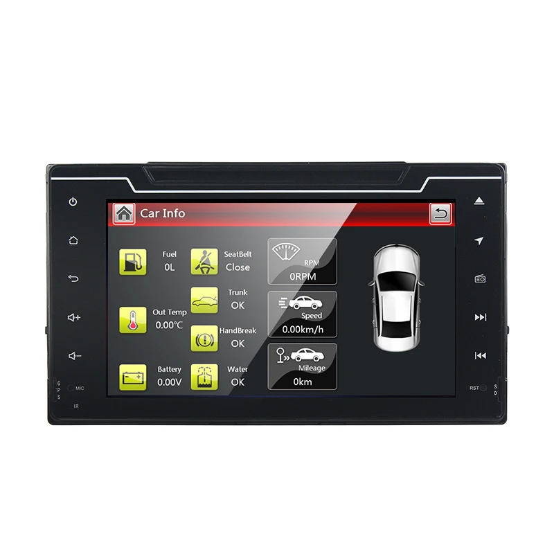 Автомобильный DVD плеер 8 &quotс сенсорным экраном GPS BT/TV USB SD AUX аудио стерео