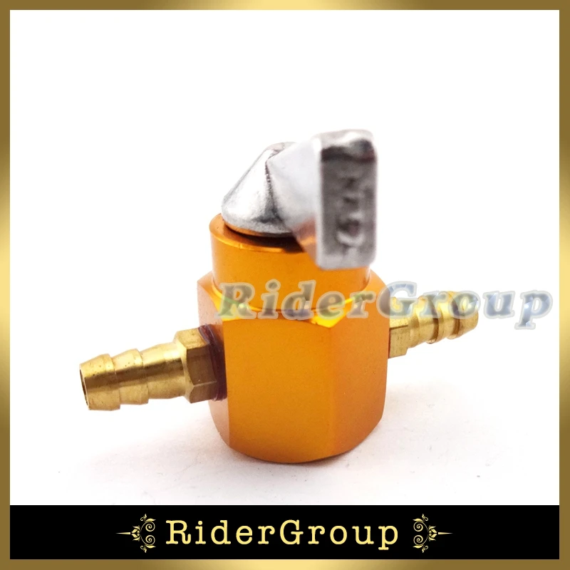 6 мм Золотой бензиновый газовый бак топливный кран Встроенный спускной клапан