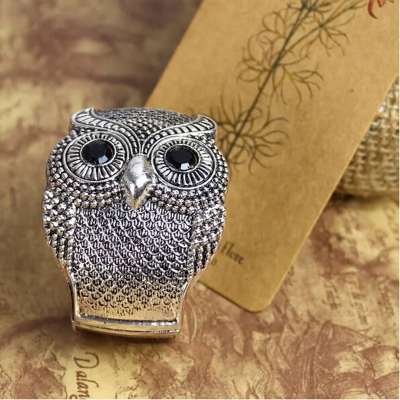 

Vintage Owl Bracelet Women's Fashionable Retro Classic Personality Jewelry Bangles Bangle Bijou Statement Jewelry 2Colors