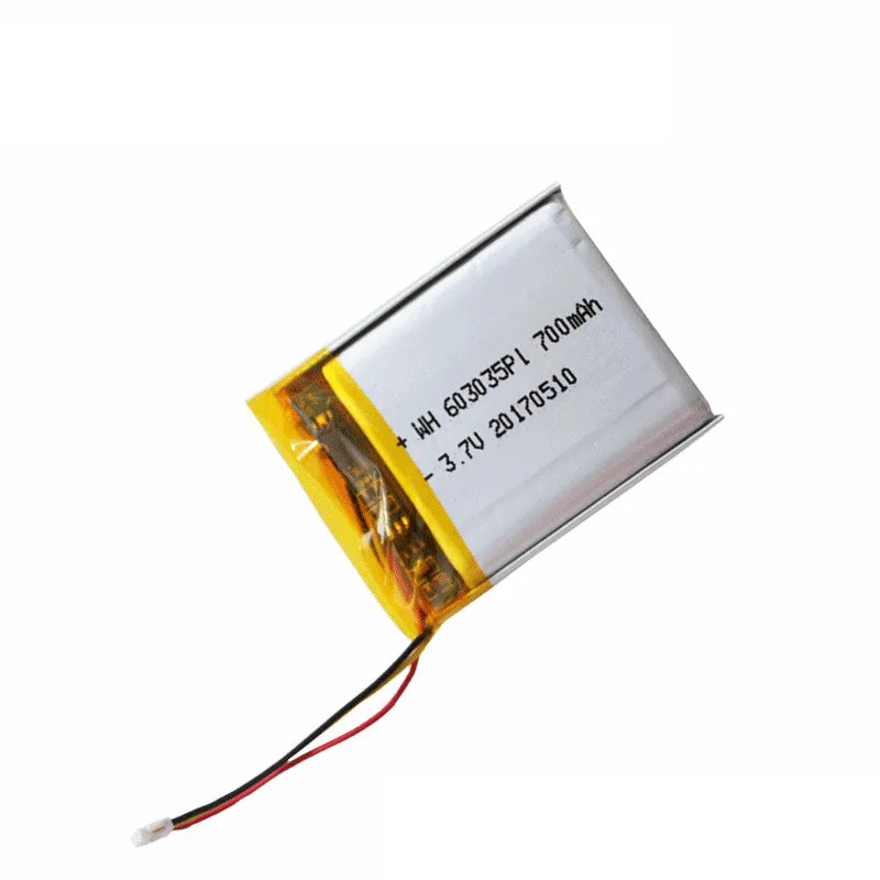 Fikida 603035 литий-полимерный аккумулятор 3 7 В 700 мАч gps MP3 MP4 динамик bluetooth камера