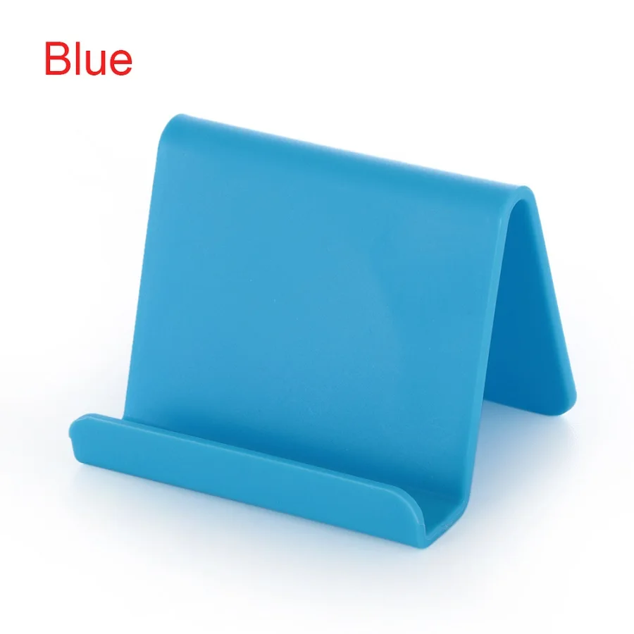 blue 1 шт., универсальный модный мини-смартфон, настольный держатель, подставка, держатель для телефона, Кронштейн для мобильного телефона, планшетов, ленивый кронштейн - Цвет: blue