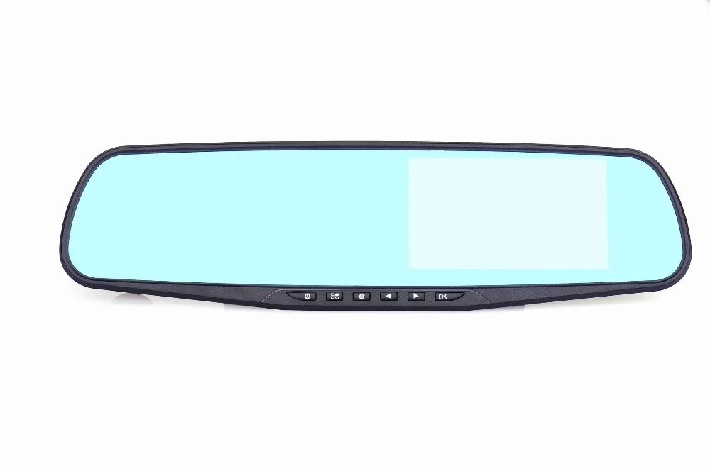4 3 дюймов зеркало заднего вида DVR рекордер с фронтальной 1080P и камерой