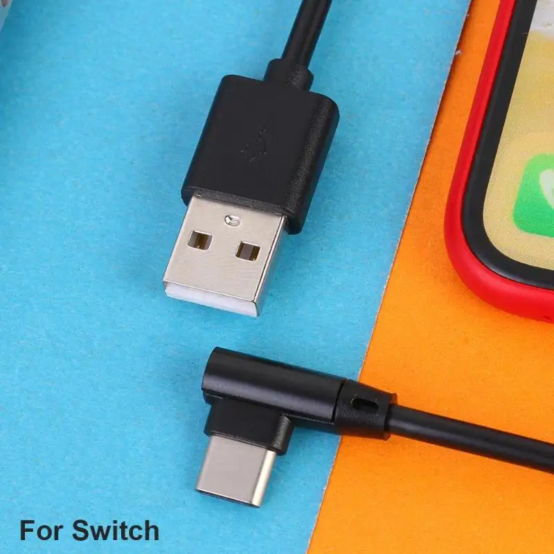 Кабель для быстрой зарядки Nintendo Switch с углом 90 градусов 1 5 м | Электроника