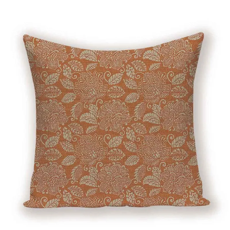 Шикарный потрепанный пледы Подушка Желтый цветок гостиная подушки на заказ