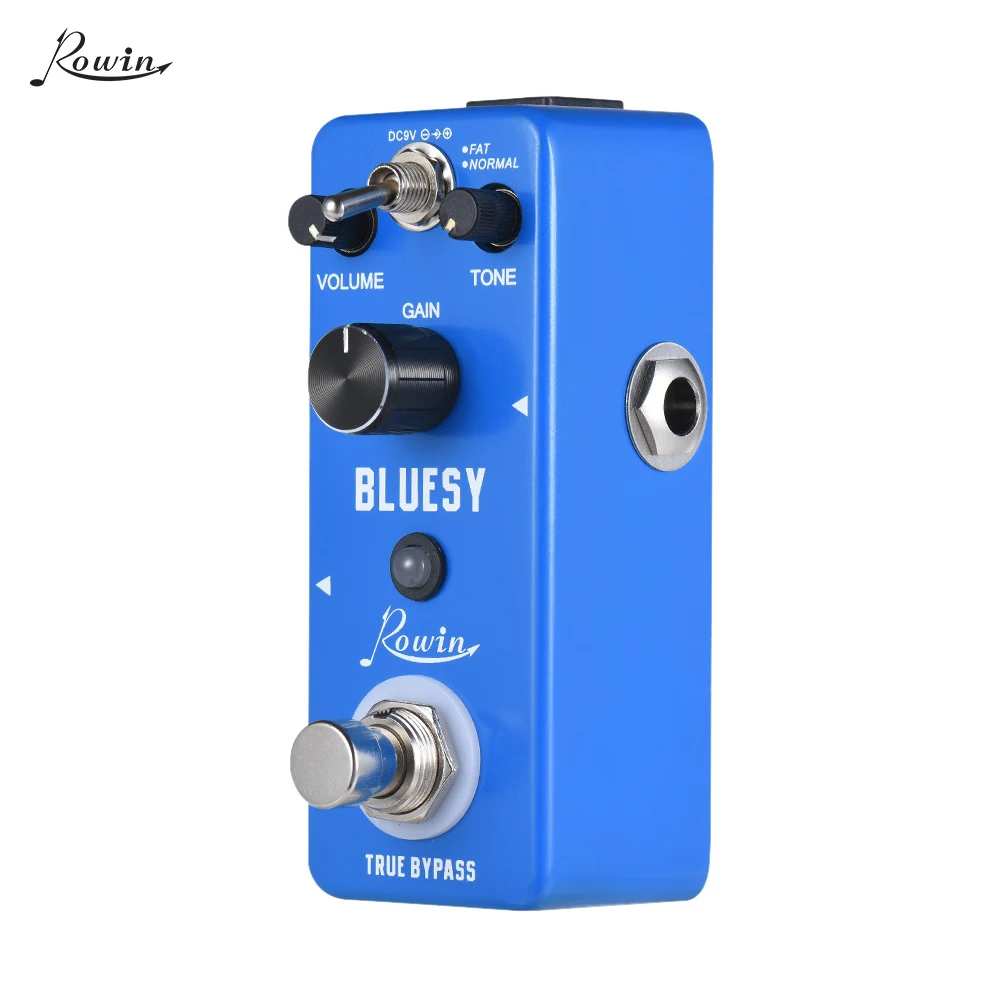 Rowin LEF-321 Bluesy Blues педаль для гитарного эффекта овердрайв корпус из алюминиевого